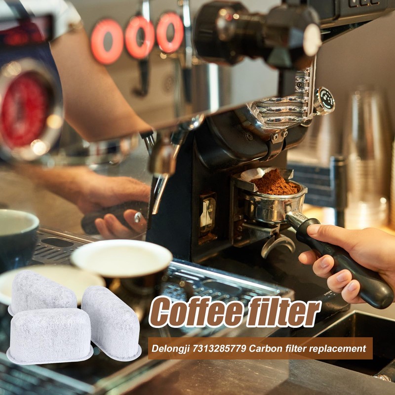 5pcs Coffee Maker Filter Replacement, Activated Charcoal Water Filter Pods