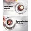 Sink Drain Strainer, Reversible Easy Clean Mesh Sink Strainer with
