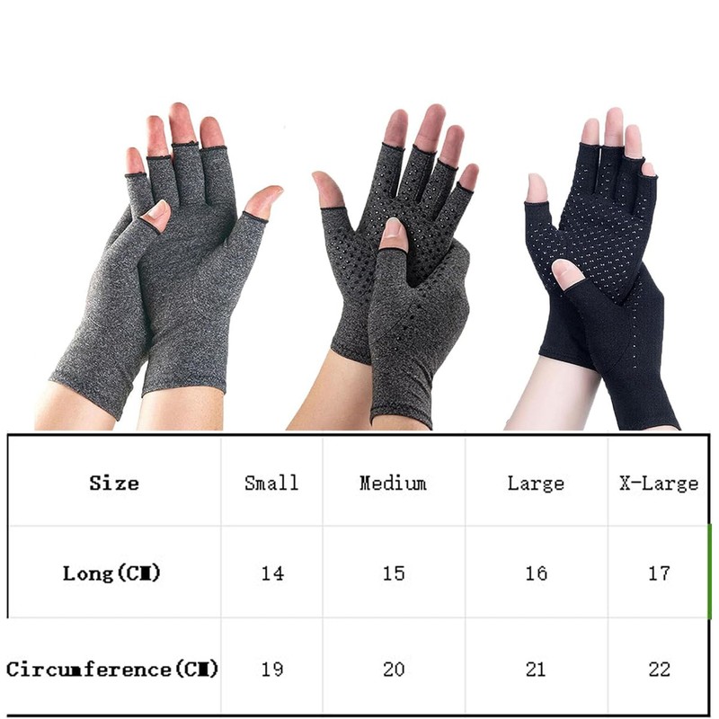 Worzwin Premium Bamboo Gloves, Compression Bamboo Arthritis Gloves for Women,