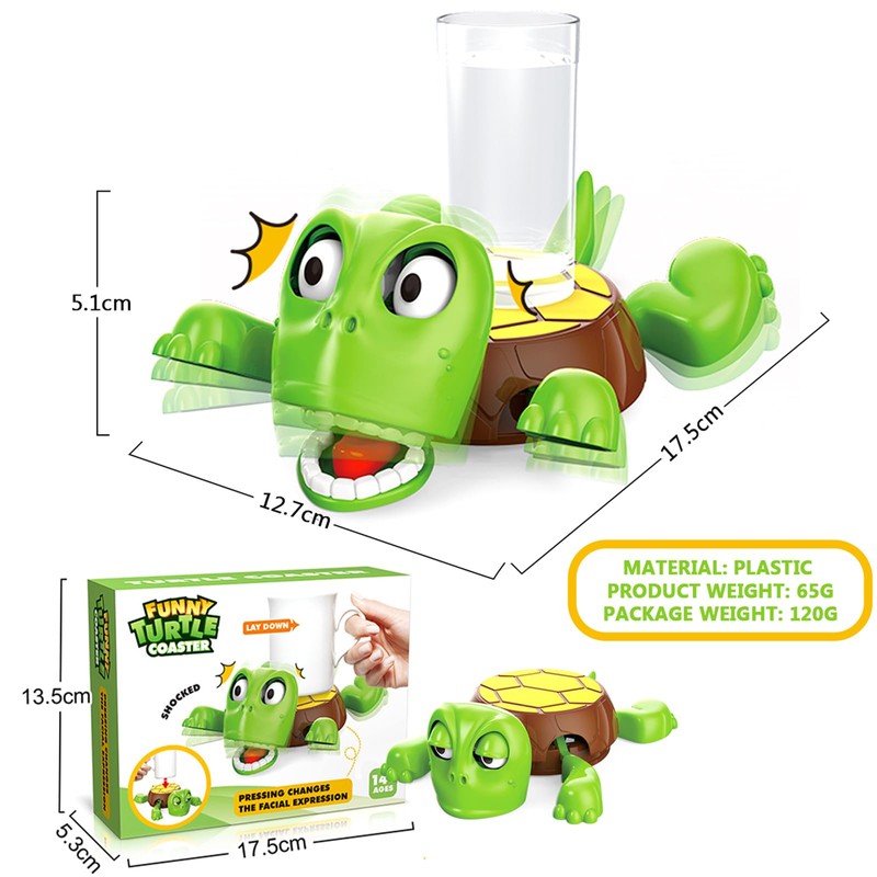 Tikapo Super Fun Gravity - Powered Turtle Coasters Sea Turtle