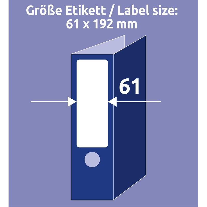 Avery Zweckform Folder spine labels 4761