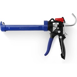 HANZGHOU GREATSTAR INDUSTRIAL CO.LTD Adjustable Hand Caulk Gun 9:1 & 18:1 Thrust Ratio Less Drip with Comfort Grip fo
