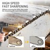 Pack of 30 Diamond Chainsaw Sharpeners, Chainsaw Blade Sharpening Stone,