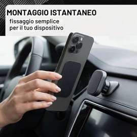 GWEOR 20 Pezzi Confezione per Cellulare Auto, Placche Metalliche Adesive, Piastra Metallo con Adesivo Universale per Supporto Cellulare Auto Magnetico/Porta Telefono Auto Magnetico