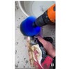 2-Pack Cone Drill Powered Brush Attachment for Cleaning Bathrooms, Kitchens,