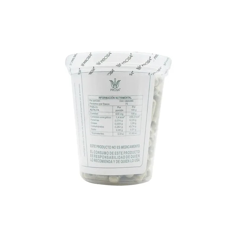 Alfalfa 150 Cap Prosa Sabor Sin Sabor