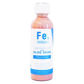 Calamine, Zinc Oxide and Aloe Vera Lotion for Sensitive Skin 100ml, Soothes Itchy Irritated Skin, Sunburn, Heat Rashes and Bites