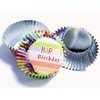 PME BC760 Party Hats Foil Lined Baking Cases for Cupcakes,