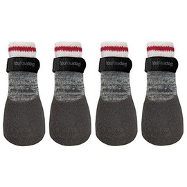 FouFou Dog 61514 2017 Heritage Rubber Dipped Socks, X-Large