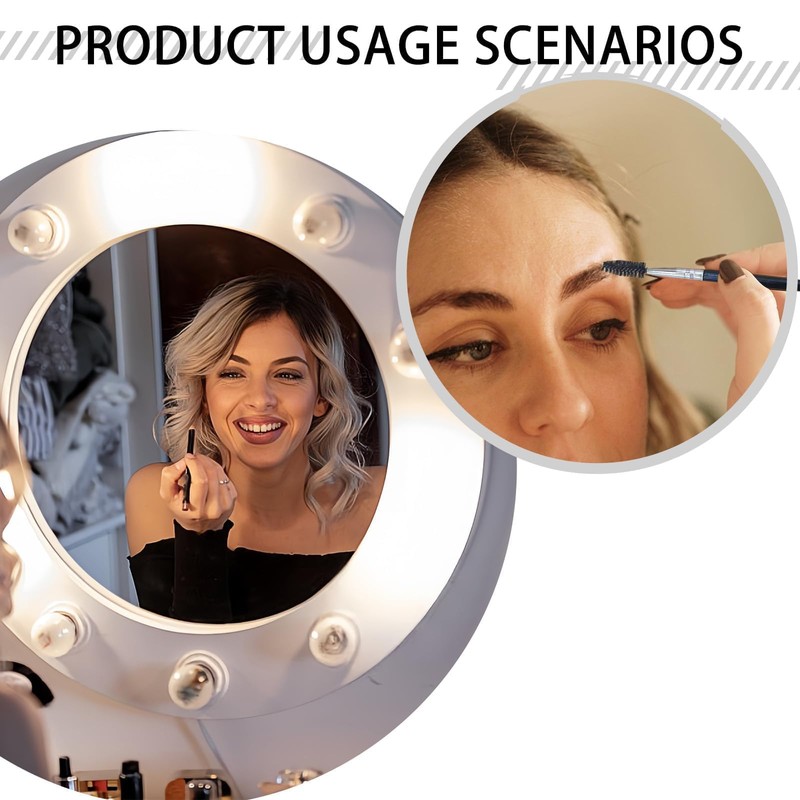 3PCS Eyebrow Scissors with Comb, Eyebrow Scissors for Women and