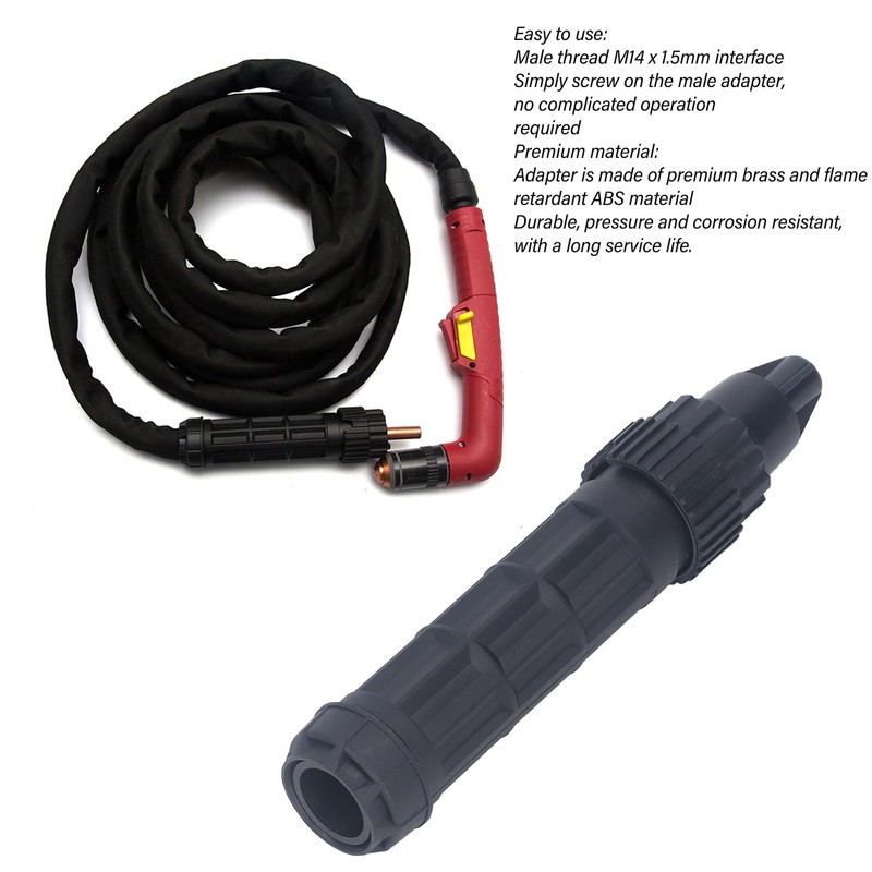 Welding Torch Adapter Conversion Kit Euro Fitting Connector Brass CO2