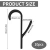LZYDKH Pack of 10 Hooks for Round Radiators, Radiator Hooks,