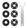 Grinder Flange Angle Wrench Lock Nut, 7pcs Spanner Power Tool