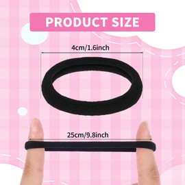 Pack of 100 4 cm Hair Bobbles for Women