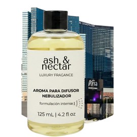 Esencia para difusor aroma Aria Hotel Las Vegas 125ml, ultra concentrada para uso exclusivo en difusores profesionales y aromaterapia, aroma inspirado en hoteles de lujo