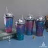 Importeek Termo Vaso Popote Astronauta Signo Zodiacal Capricornio