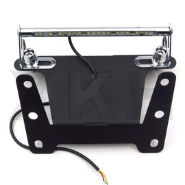 SMT-Black LED light Fender Eliminator Tidy Tail Compatible With 2004-2006 KAWASAK Ninja Zx10R Zx-10R [B00RW78EMU]