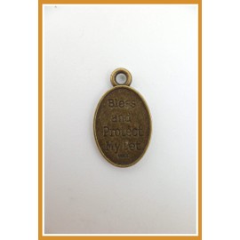 Silver Plated Necklace St Francis of Assisi Patron Saint all Animals Pendant