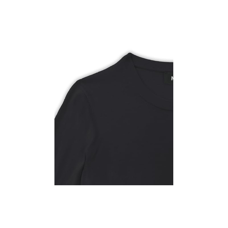 NAADAM Soft Cotton Cashmere Crewneck, Black, Small
