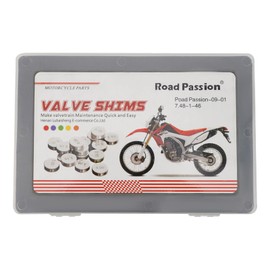 Road Passion 7.48mm Valve Shims Kit 1.225mm-3.475mm Increment 0.05mm for Kawasaki KLX250 1979-1980 KLX250R 1994-1996 KLX300R 1997-2005 KX250F 2004-2012
