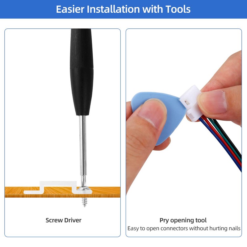 MAOXWY LED Strip Light Connector Kit, Led Strip Accessories Set