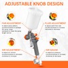 REFINE Air Spray Gun, Auto Paint Gun with 1.4/1.8/2.0mm Nozzle,