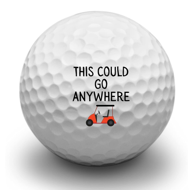Second Ave Pack of 3 Joke Funny Golf Balls This