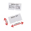 Perco Best by 1 Line Labels - 1 Sleeve, 8,000