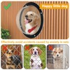 2PCS Dog Fence Window, 12.4” Acrylic Clear View Bubble Dome