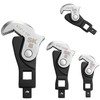 3-Piece Adjustable Crows Foot Wrench Set, 1/4" & 3/8" &