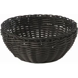 APS Profi Line Round Wicker Basket Made of Polypropylene, Wickerwork Container, Bread Basket, Food Basket