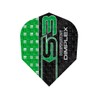 Harrows Dimplex S3 Green NO6 Dart Flights