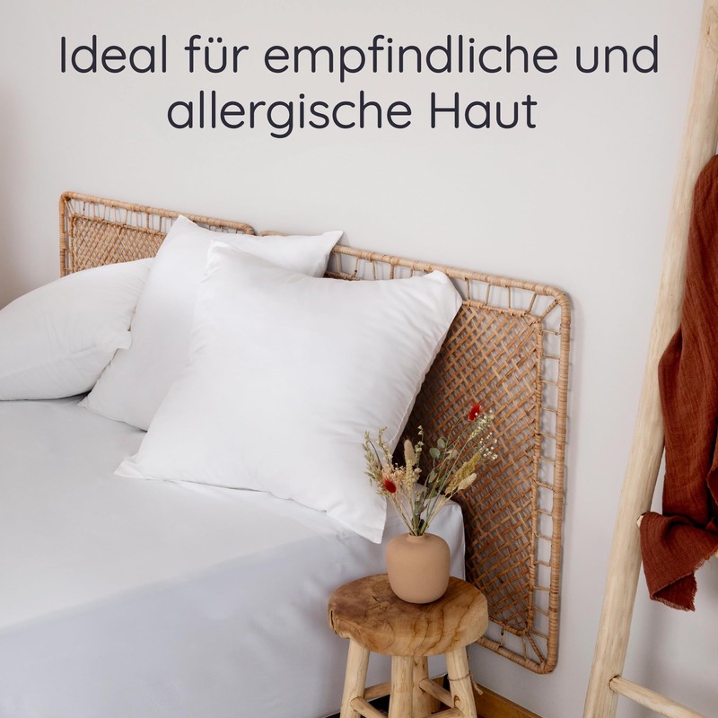 Bambaw - Fitted Sheet 90 x 200 cm White -