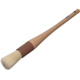 SPARTA 4038000 Boarhair Round Brush, Ergonomic Shape With Studry Wood Handle, 1 Inch, Brown