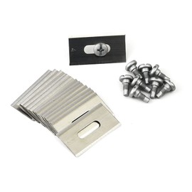 Macromoleculc 30PCS Lawn Mower Blade Replacement Trimmer Cutter Blade Mowing Machine Accessories For Husqvarna Automower/Gardena Robotic (Color : Silver)