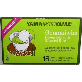 Yamamotoyama  4 Japanese Green Tea Jasmine Oolong Genmaicha Hojicha       - Genmai-cha  (4 Boxes)