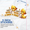(2 Pack) I Dont Give A Duck Stickers - Sarcastic