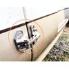 Long Reach Stainless Hatch Hinge, Heavy Duty Marine Grade 316