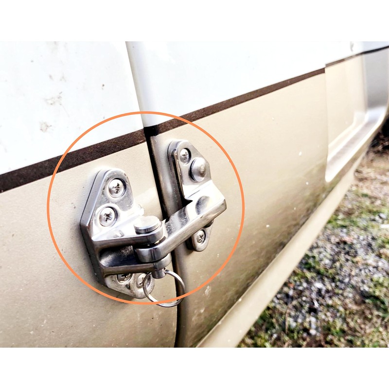 Long Reach Stainless Hatch Hinge, Heavy Duty Marine Grade 316