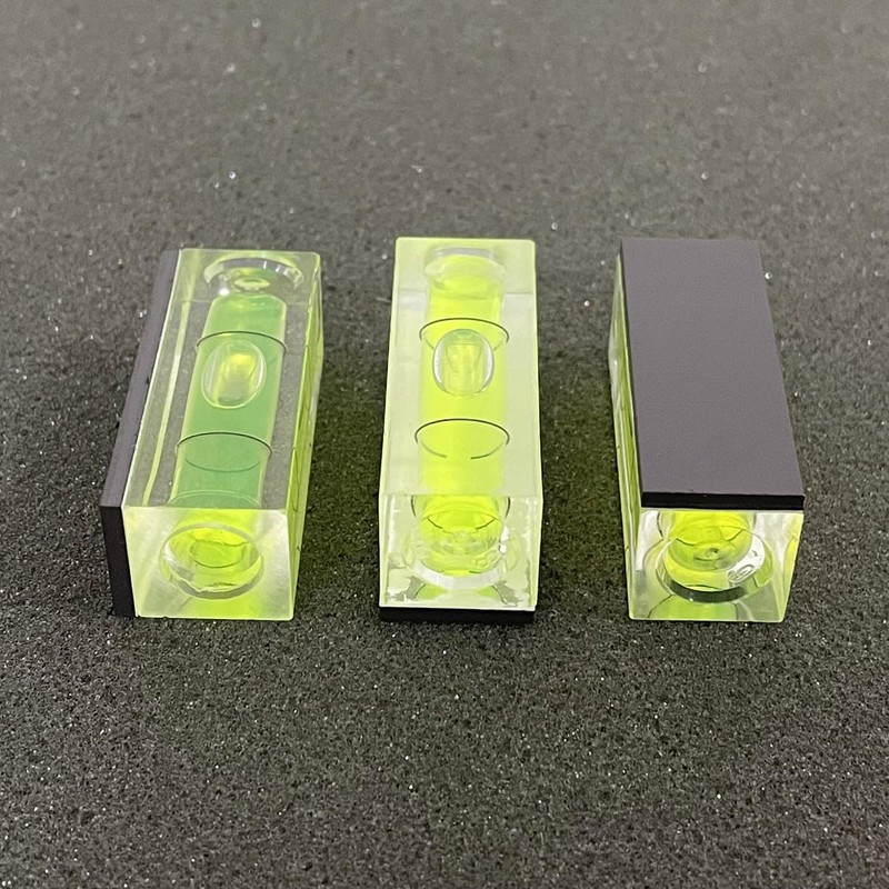 ZUJHPYMI 2Pcs Bubble Spirit Level with Magnetic Base 15x15x40mm Single