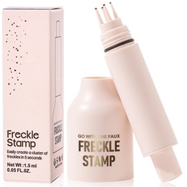 Sommersprossen Stift für Natürliche Freckles, Wasserdicht Sommersprossen Stempel Freckle Pen, Lebensechte Freckles Makeup Stift, Schnelltrocknend, hautfreundlich, Langanhaltend (#03 Dark)