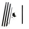 Universal Mounting Pole Kit - Great for Post-Mounted Bird Houses