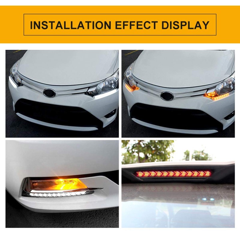 SOCAL-LED 2 tiras de conmutación LED DRL de flecha de
