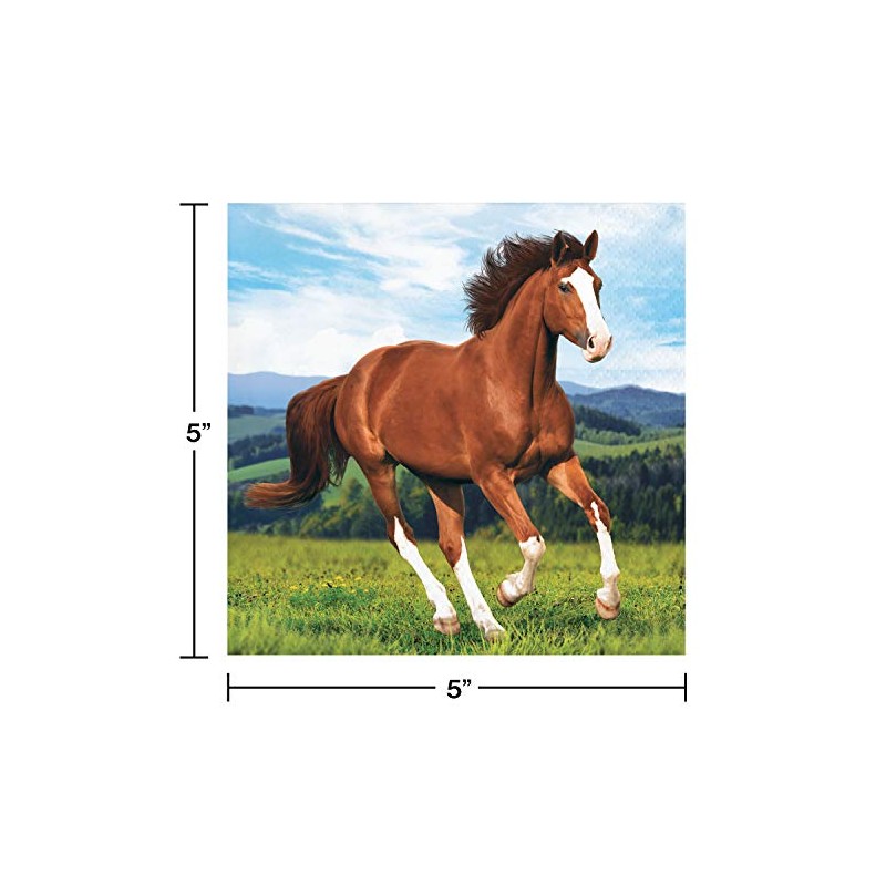 Wild Horse Beverage Napkins, 16 ct