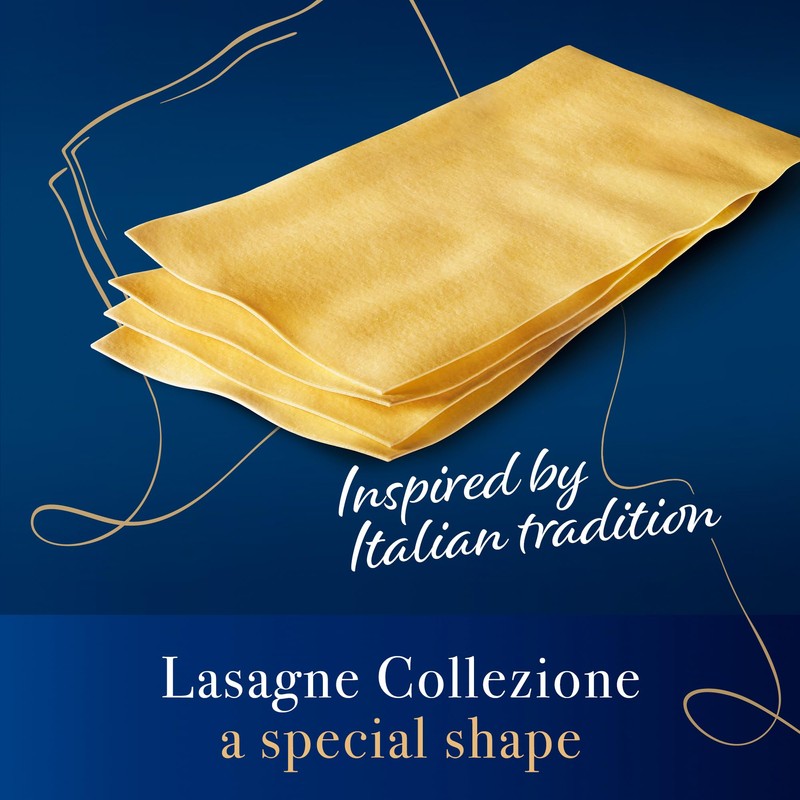 Barilla Pasta all'Uovo, le Emiliane Lasagne spesse, 500g