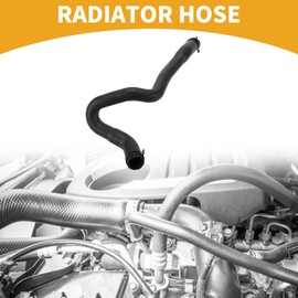 Partuto Radiator Hose No.1S718260BF Upper Coolant Water Hose Pipe for Ford Mondeo 2000-2007 Rubber Black Good Sealing