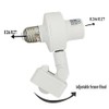 2 Pack Motion Sensor Light Sockets,Motion Activated Socket Adapter, E26/E27
