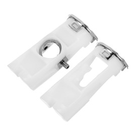 CAXUSD 2pcs Freezer Door Handle Parts Fridge Door Handle Replacement Kit Easy Install Durable