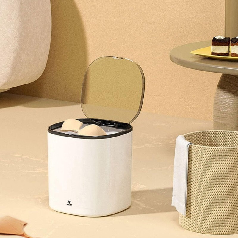 WGFOIP 4.5L Makeup Brush Cleaner Machine, ABS Portable USB &