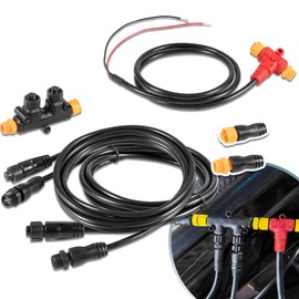 Bzumperyz NMEA 2000 Network Starter Kit Backbone Cables Drop Cables Tees Terminators Kits Replace for Ancor Marine Grade Products